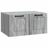 vidaXL Oglindă TV montată pe perete Sonoma gri 59,5 x 41 x 30 cm 899361