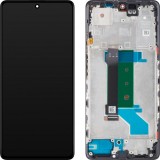 Cumpara ieftin Display cu Touchscreen Xiaomi Redmi Note 12 Pro+, cu Rama, Negru (Obsidian Black), Service Pack 560001M16U00
