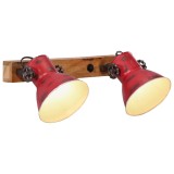 Lampa de perete 25 W, rosu uzat, 45x25 cm, E27