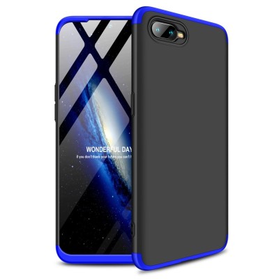 Husa OPPO RX17 Neo - GKK 360 Full Cover (Albastru/Negru) foto