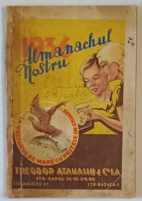 ALMANACHUL NOSTRU - MAGAZINUL &amp;amp;quot, LA VULTURUL DE MARE CU PESTELE IN GHEARE &amp;amp;quot, , 1936 foto