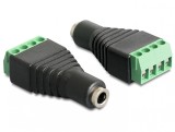 Adaptor Stereo jack 3.5 mm mama la bloc terminal 4 pini, Delock 65457
