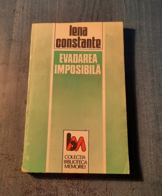 Evadarea imposibila Lena Constante foto