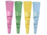 Cumpara ieftin Set 4 conuri suport de flori din hartie semi-rezistenta la apa pentru agațat 12.5x5x50 cm