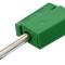 Conector mufă banană 4mm verde