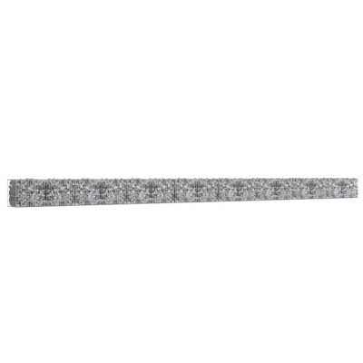 Perete gabion cu capace, 900 x 50 x 50 cm, otel galvanizat foto