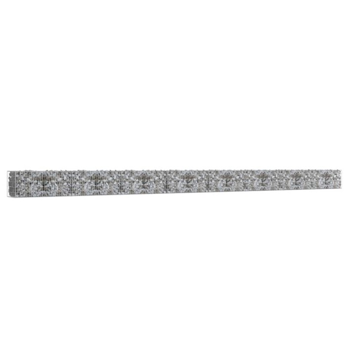 Perete gabion cu capace, 900 x 50 x 50 cm, otel galvanizat