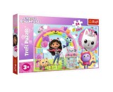 Puzzle Maxi Trefl Gabby's Dollhouse, 24 piese, Lean 24643