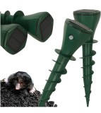 Set 2 aparate cu incarcare solara, ultrasunete, repelent pentru cartite si rozatoare in gradina, Oem