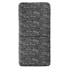 Perna Scaun Gri cu Spatar, 87x43 cm, Umplutura Spuma, Model Dublu, Decorativa, Confortabila, Fixare cu Siret