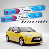 Cumpara ieftin Ștergătoare Citro&euml;n DS3 A55 Hatchback 2010-2015 | Set Față Flat Premium &ndash; TeamCar&reg;