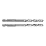 Set 2 burghie metalice hexagonale Graphite 6 mm pentru metal