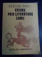 Excurs Prin Literatura Lumii - Edgar Papu ,547688 foto
