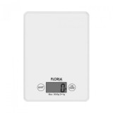 Cantar bucatarie digital sticla 5kg alb FLORIA Zilan ZLN1685