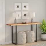 VidaXL Blat masă 160x40x3,8 cm dreptunghiular lemn acacia margine vie
