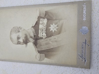 Foto generalul NASTUREL CU DEDICATIE si SEMNATURA OLOGRAFA, datata 14 ian.1897 foto