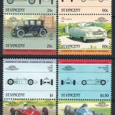 St Vincent 1985 Mi 820/827 MNH - Automobile