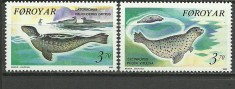 Insulele Feroe 1992 - foci, fauna, serie neuzata foto