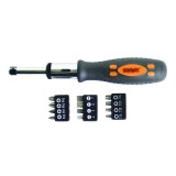 Set surubelnita cu clichet si biti 13 piese, maner ergonomic Gadget