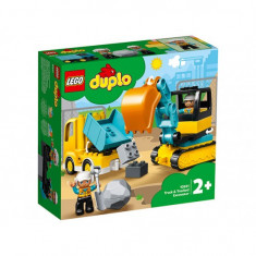 LEGO DUPLO Camion si excavator pe senile No. 10931 foto