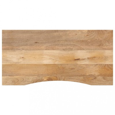 vidaXL Blat birou cu decupaj curbat 120x60x2,5 cm lemn masiv mango 370203 foto