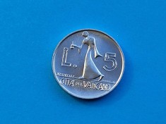 5 Lire 1978 Vatican-UNC-RAR foto