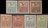 1919 Romania - Vultur 7 eseuri ndt diferite Ocupatia Romana in Debretin II