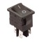 Comutator 6A-250V ON-OFF cu retinere 19.2x13 mm negru GBC 24.2335.04