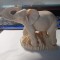 Elefant vintage sculptat