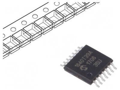 Microcontroler PIC 64kB 32MHz 1,8-3,6V SMD TSSOP14 foto