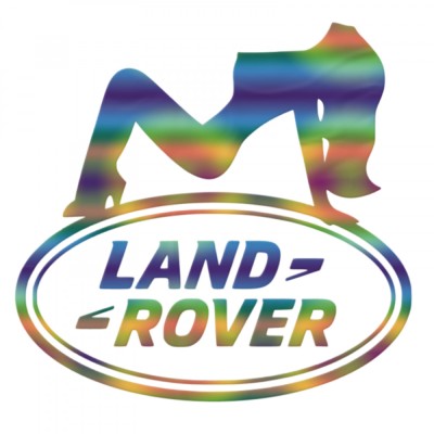 Sticker Land Rover Lady On , Autocolant Auto pentru soferite Pline de Stil foto