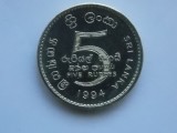 5 RUPEES 1994 SRI LANKA-XF