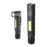 Lanterna multifunctionala LED Supfire G19, USB, 500 lm, 200 m, incarcare USB, lumina rosie, suport cap, prindere magnetica