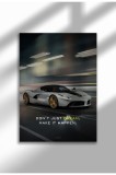 fast_mindset_22|Frameless Motivational Wall Poster, Supercar Art, "Stop Until Proud" Quote, Fast Mindset 2025 | A4 (21 x 29.7 cm) - fast_mindset_22