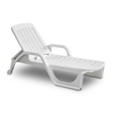 Sezlong de Plaja sau Gradina, reglabil, dimensiune 190 x 46 x 71 cm, material