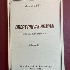 Manuel GUTAN - DREPT PRIVAT ROMAN vol. II