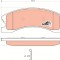 TRW GDB4133 COTEC set placute frana,frana disc