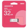 Flash Drive Adata UR350, 32GB, USB 3.2, Metalic, Negru/Rosu (UR350-32G-RSR/BK)