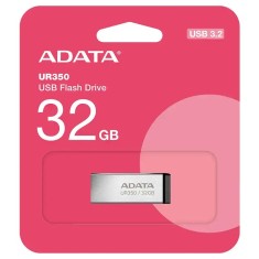 Flash drive metalic ADATA UR350 USB3.2 32GB UR350-32G-RSR/BK