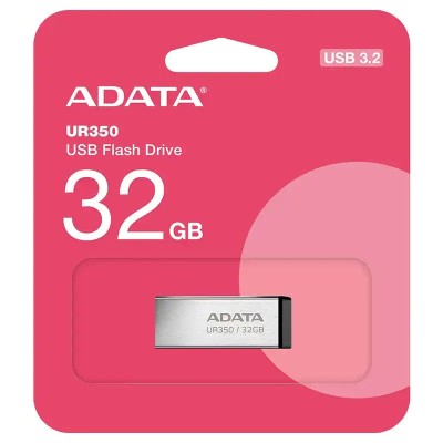 Flash drive metalic ADATA UR350 USB3.2 32GB UR350-32G-RSR/BK foto