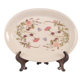 Cumpara ieftin Tava decorativa cu suport ceramica multicolora Summer 25x18x2 cm