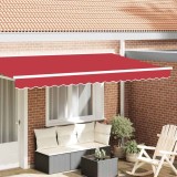 Marchiză Valance pentru Cadru de 3.5m Roșie 3.3x0.2m