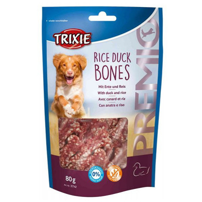 Trixie PREMIO Rice Duck Bones, rată și orez 80 g foto