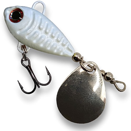 Spinnertail BERTI Skeletonik Pro Colorado Nickel, Alb 1013, 10g