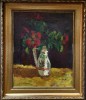 Alexandru Istrati - Vas cu Flori, Ulei/Panza, 57.5x46.5cm, Semnat, Pictura cu Certificat Autenticitate