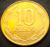 Cumpara ieftin Moneda 10 PESOS - CHILE, anul 2015 * cod 4121 A = A.UNC