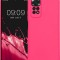 Husa silicon compatibila cu Xiaomi Redmi Note 11 4G Roz Neon