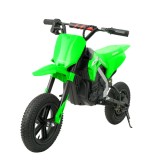 Cumpara ieftin Motocicleta electrica pentru copil 5-10 ani, Honda CRF450 250W, 24V, roti gonflabile, verde