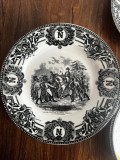 12 farfurii de colecție ,seria "Napoleon" -Boch Freres La Louviere