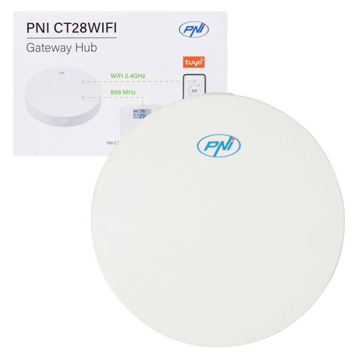 Aproape nou: Hub Internet PNI CT28WIFI pentru modul de control PNI CT28 cu 8 zone i